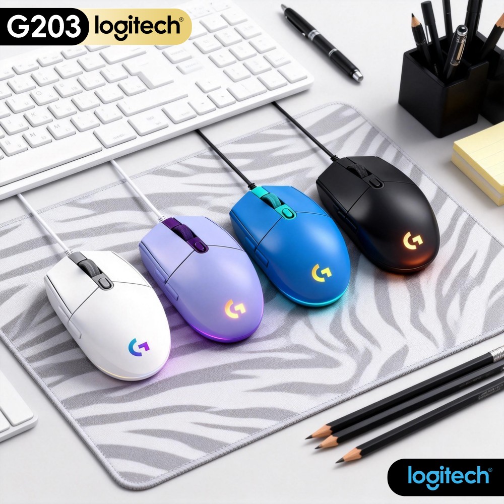 Pc Gaming Optimization - Проводная игровая мышь Logitech G203 с
