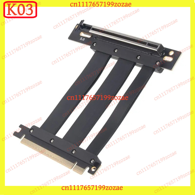 Pcie Riser Cable - K03 PCIe 5.0 X16 90-градусный удлинительный