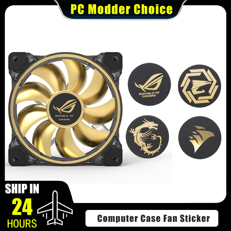 Gaming Pc Equipment - Наклейка с логотипом вентилятора корпуса компьютера,