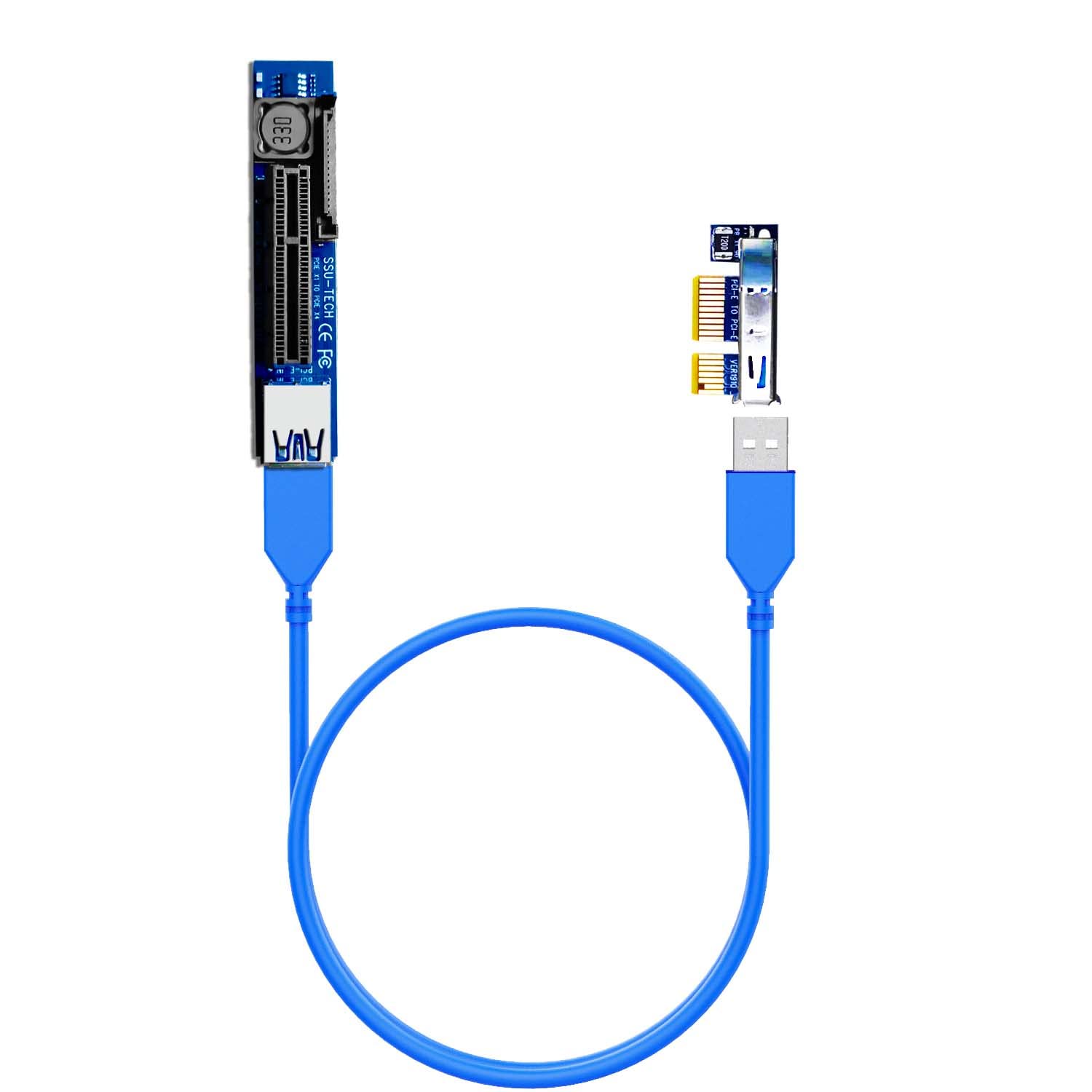 Pcie Riser Cable - Переходной кабель PCIe 3.0 X1 —