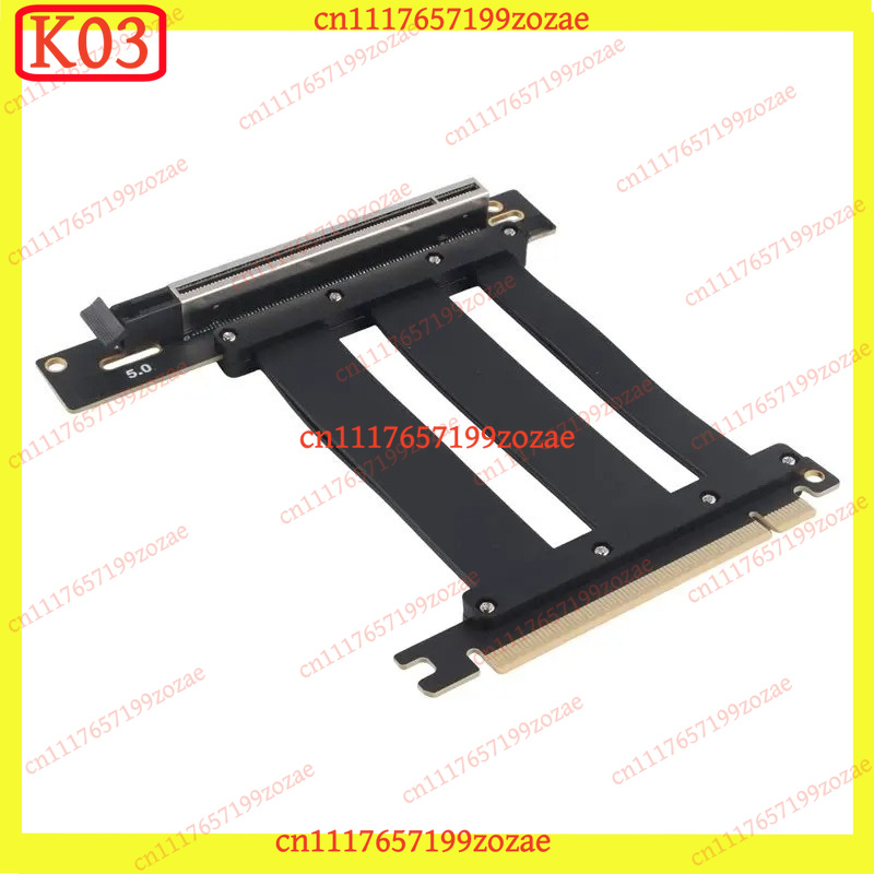 K03 PCIe 5.0 X16 90-градусный  – обзор и цена Pcie Riser Cable