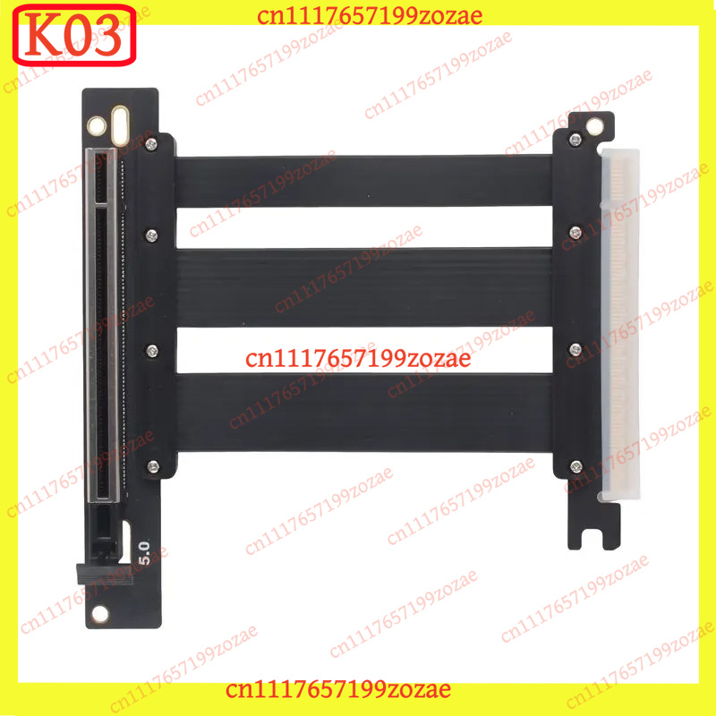 K03 PCIe 5.0 X16 90-градусный  – обзор и цена Pcie Riser Cable