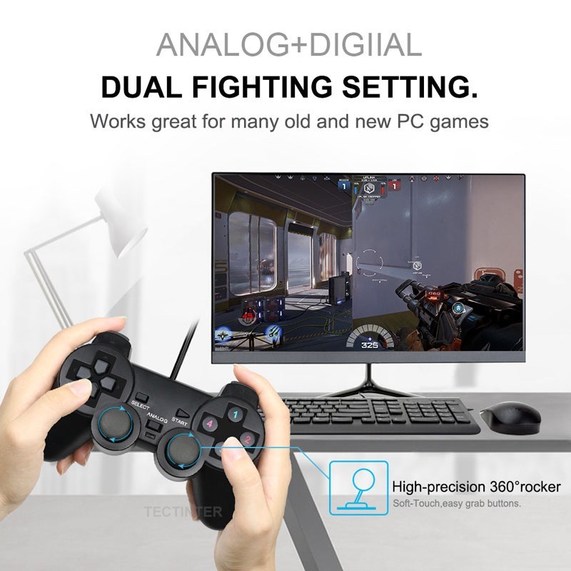 Проводной USB-джойстик для ПК, – обзор и цена Gaming Pc Equipment