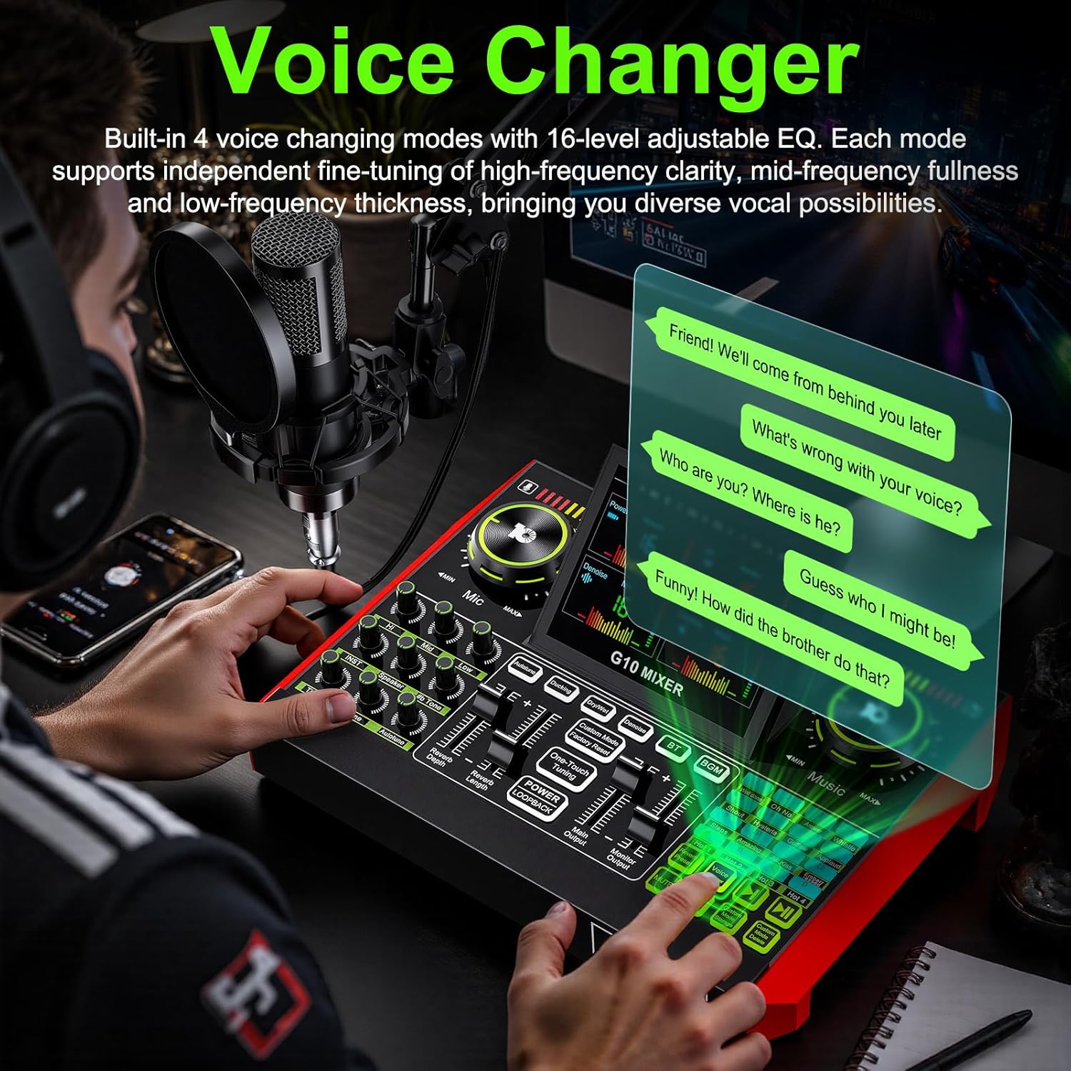 Аудиоинтерфейс Tenlamp G10 для – обзор и цена Gaming Pc Equipment