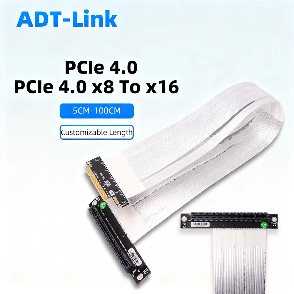 ADT-Link PCIE 4.0 3.0 X8 To X1 – обзор и цена Pcie Riser Cable