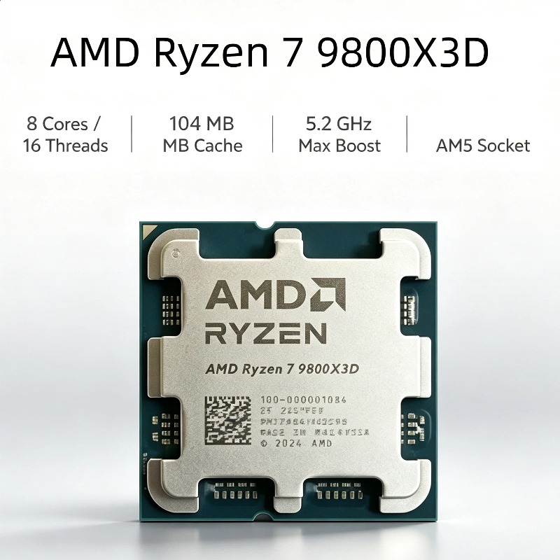 AMD Ryzen 7 9800X3D AM5 игрово – обзор и цена Pc Gaming Ryzen