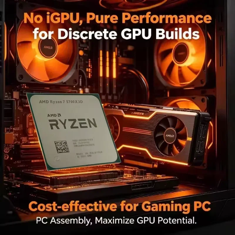 Процессор AMD Ryzen 7 5700X3D  – обзор и цена Pc Gaming Ryzen